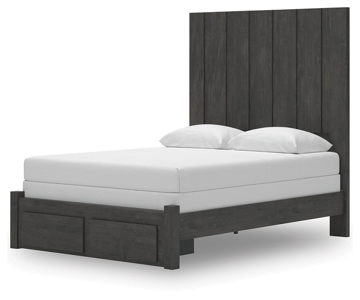 Fraluna Queen Panel Storage Bed, Dresser, Mirror, Chest and Nightstand