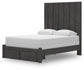 Fraluna Queen Panel Storage Bed, Dresser, Mirror, Chest and Nightstand
