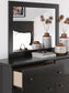 Maribel Queen Panel Bed, Dresser and Mirror