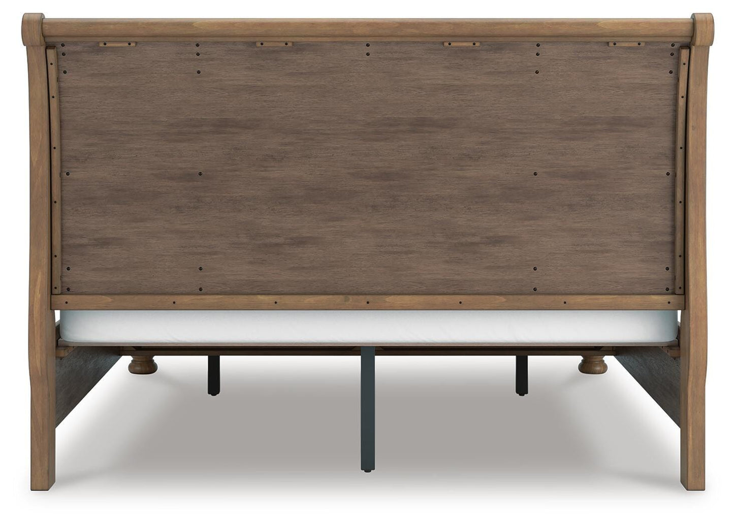 Feddinger King Storage Sleigh Bed with Mirrored Dresser