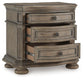 Ardenfield California King Upholstered Sleigh Bed, Dresser, Mirror, Chest and Nightstand