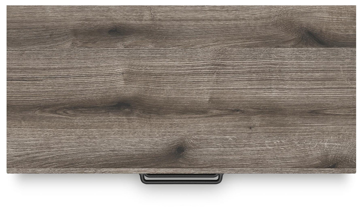 Graystorm Queen Panel Bed, Dresser, Mirror, Chest and Nightstand