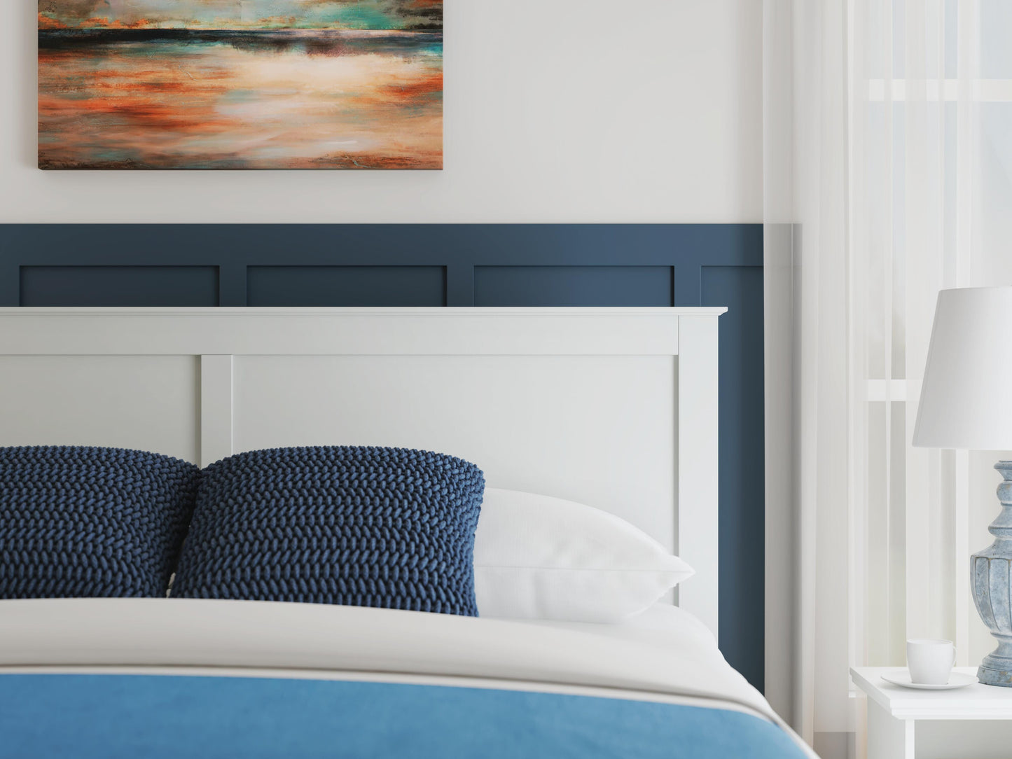 Bostwick Shoals King Panel Bed, Dresser and Mirror
