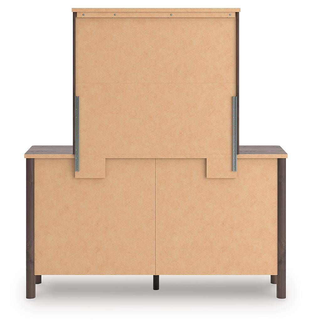 Pamytta King Panel Bed, Dresser and Mirror
