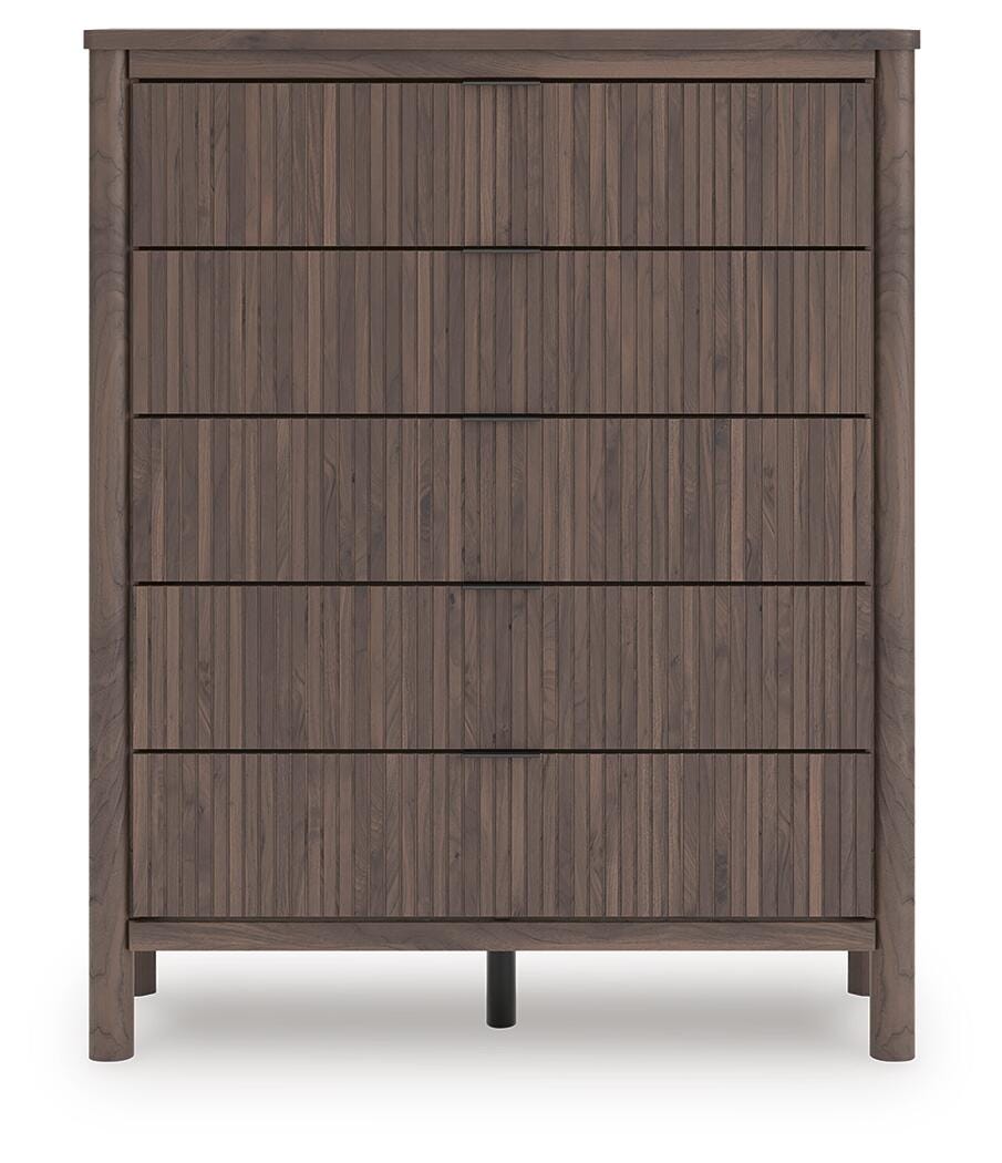 Pamytta King Panel Platform Bed, Dresser, Mirror, Chest and Nightstand