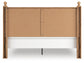Aleaport King Panel Bed with Mirrored Dresser and Nightstand