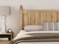 Aleaport King Panel Bed with Mirrored Dresser and Nightstand