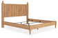 Aleaport King Panel Bed with Mirrored Dresser
