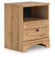 Aleaport Queen Panel Bed with Mirrored Dresser and Nightstand