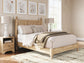 Aleaport Queen Panel Bed with Mirrored Dresser and Nightstand