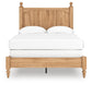Aleaport Full Panel Bed with Mirrored Dresser and Nightstand