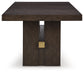 Burkhaus Dining Table and 6 Chairs