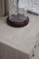 Bruchandi King Upholstered Panel Bed with Mirrored Dresser and Nightstand