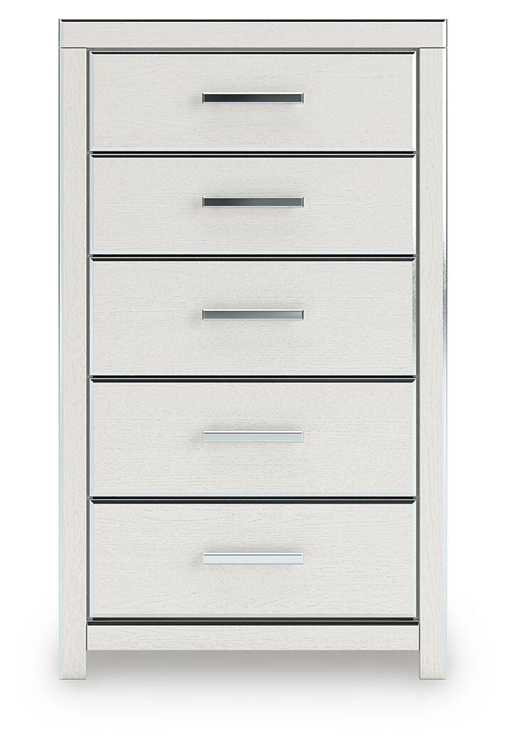 Zuraleus King Upholstered Bed, Dresser, Mirror, Chest and Nightstand
