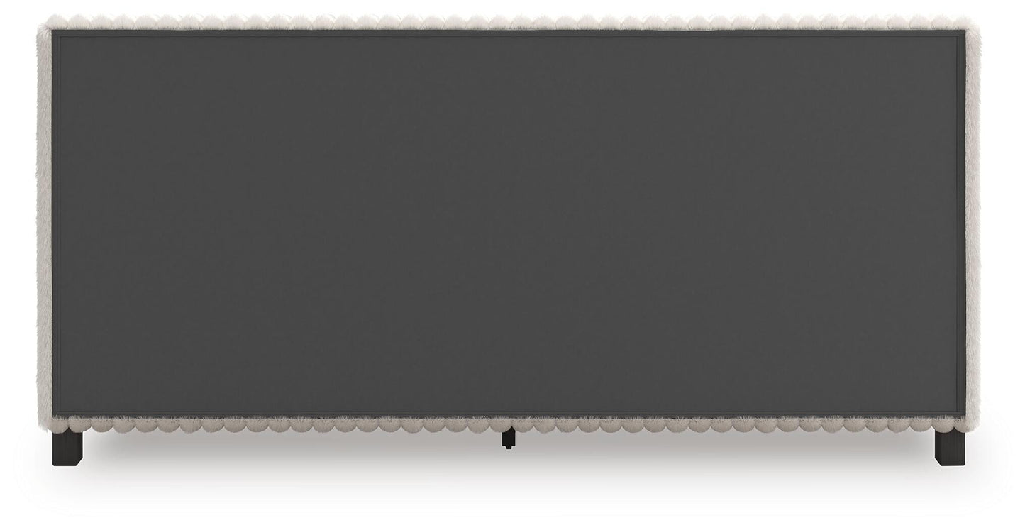Zuraleus King Upholstered Bed, Dresser, Mirror, Chest and Nightstand