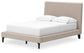 Cielden Full Upholstered Bed with Roll Slats, Dresser, Mirror, Chest and Nightstand