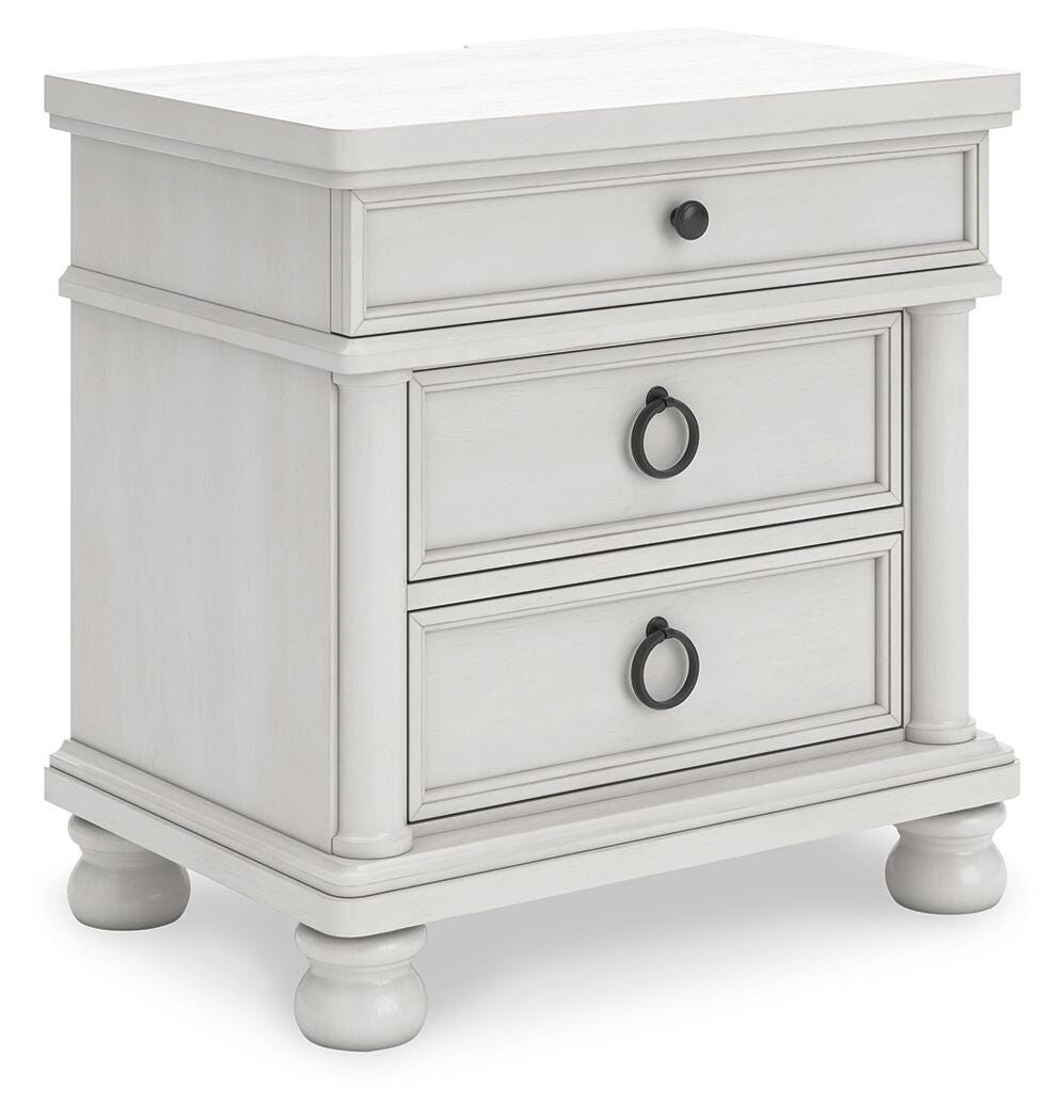 Rowlenstown Queen Poster Bed, Dresser, Mirror and Nightstand