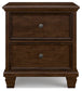 Danabrin California King Panel Storage Bed, Dresser, Mirror and Nightstand