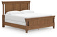 Rowlenstown California King Poster Bed with Mirrored Dresser