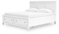 Fortman California King Panel Storage Bed, Dresser and Mirror