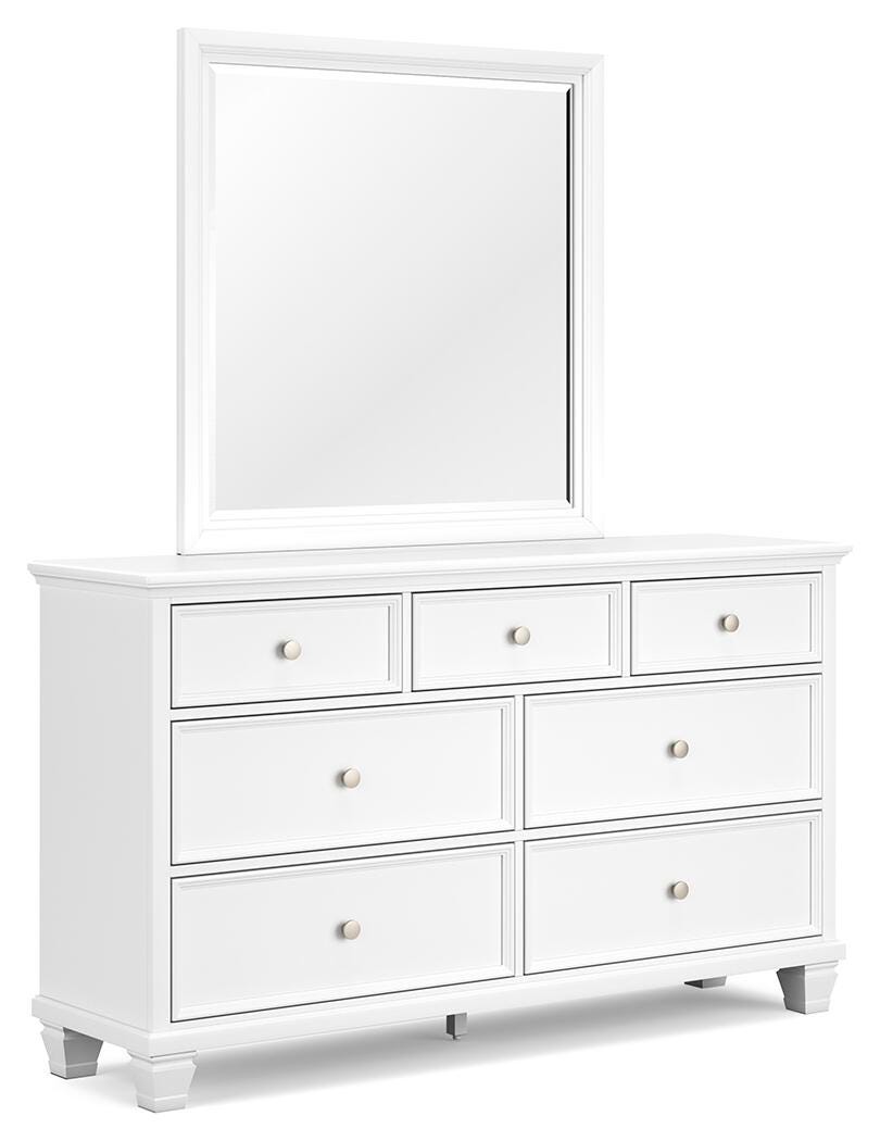 Fortman Full Panel Storage Bed, Dresser, Mirror and Nightstand