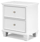Fortman Full Panel Storage Bed, Dresser, Mirror and Nightstand