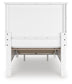Fortman Twin Panel Storage Bed, Dresser and Mirror