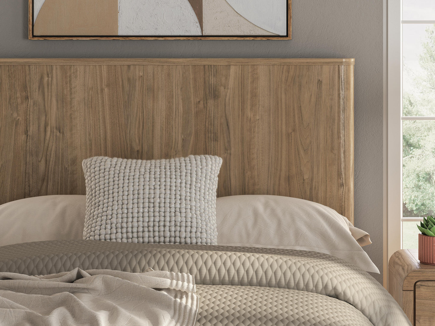 Gramburg Full Panel Platform Bed