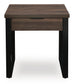 Wickman Falls Square End Table