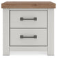 Savonport Two Drawer Night Stand