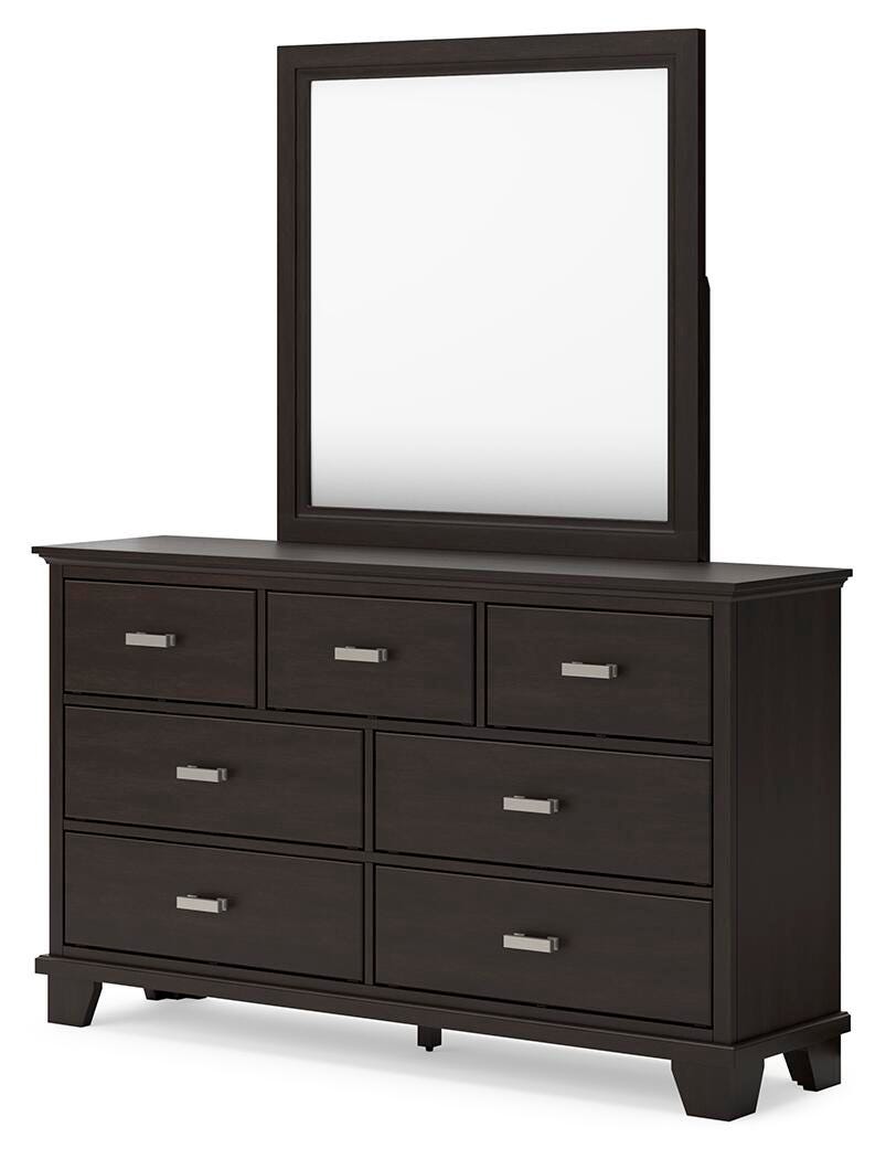 Covetown Twin Panel Bed, Dresser, Mirror, Chest and Nightstand