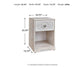 Paxberry One Drawer Night Stand