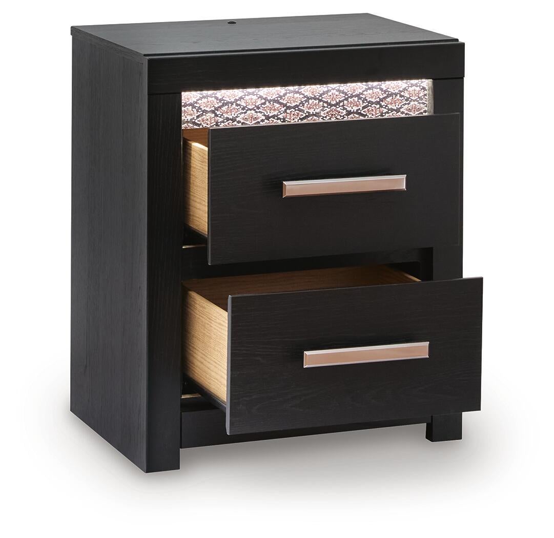 Shoralli Two Drawer Night Stand