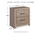 Culverbach Two Drawer Night Stand
