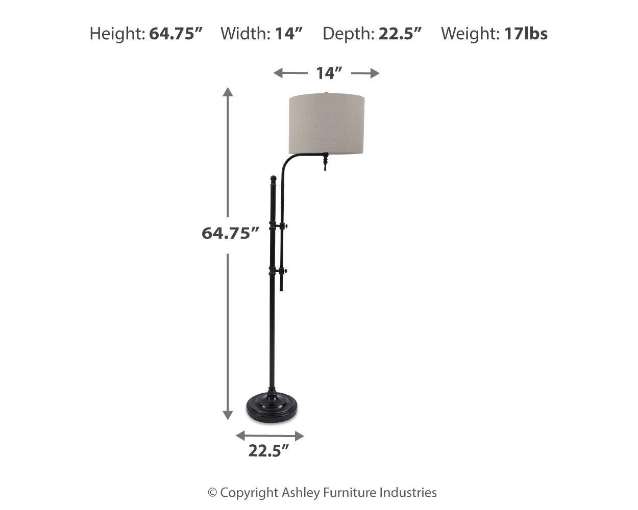 Anemoon Metal Floor Lamp (1/CN)