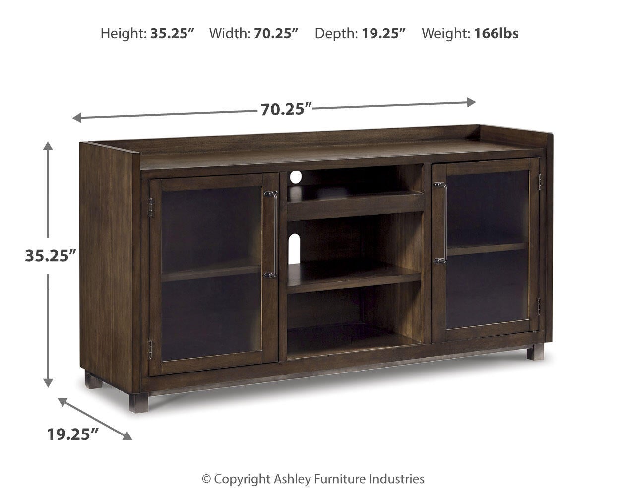 Starmore XL TV Stand w/Fireplace Option