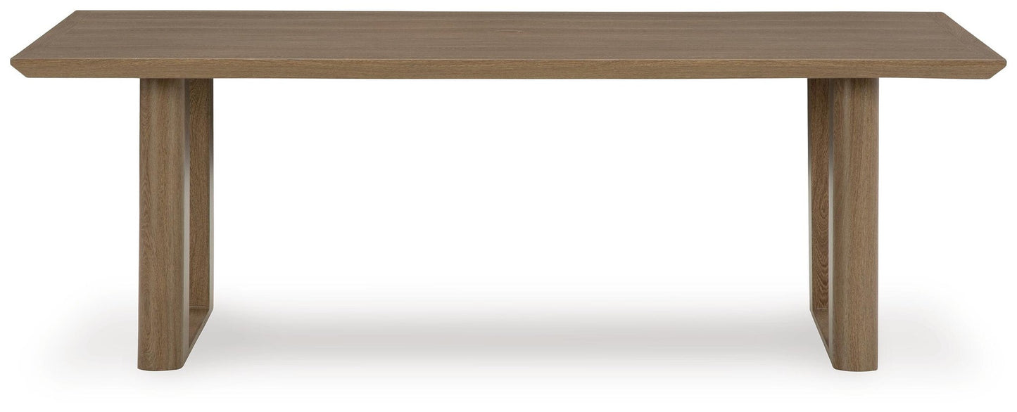 Serene Bay RECT Dining Table w/UMB OPT