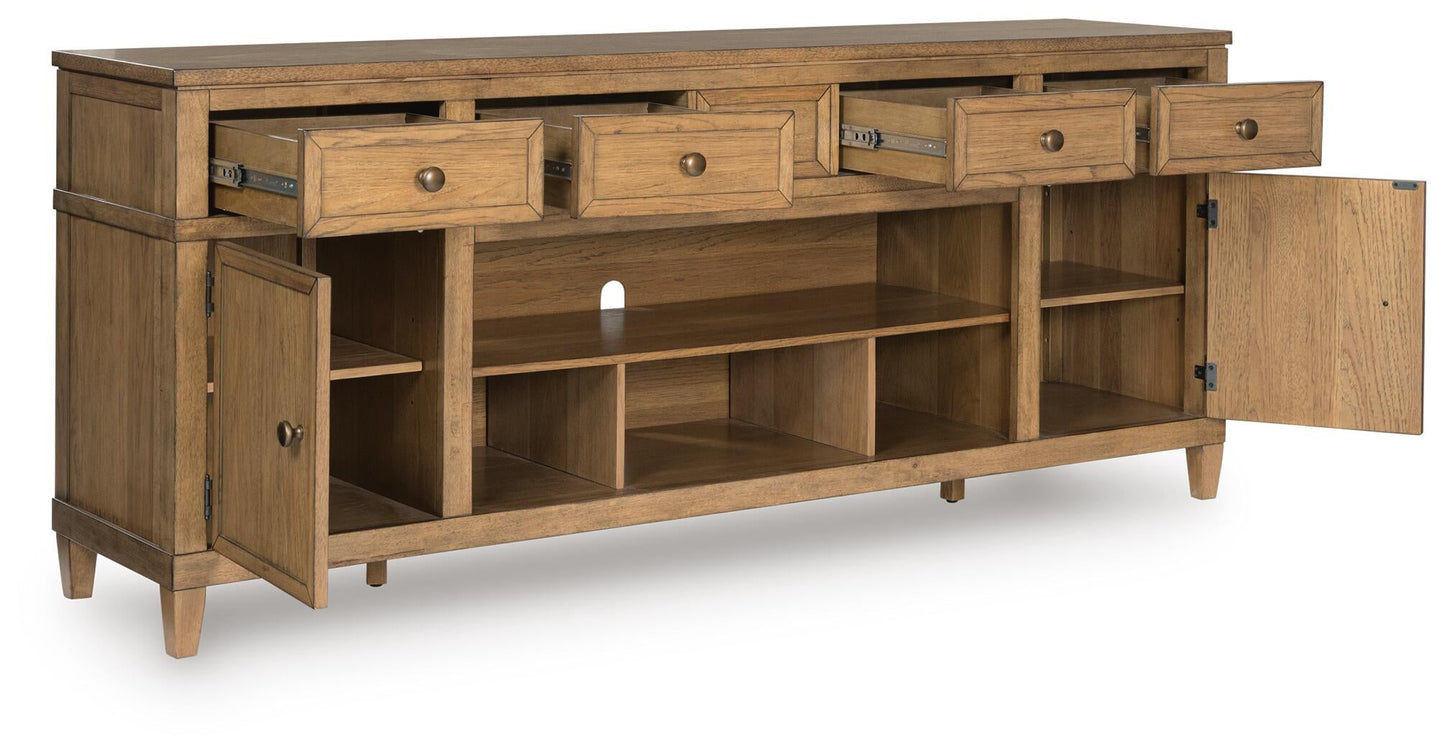 Sharlance XL TV Stand w/Fireplace Option