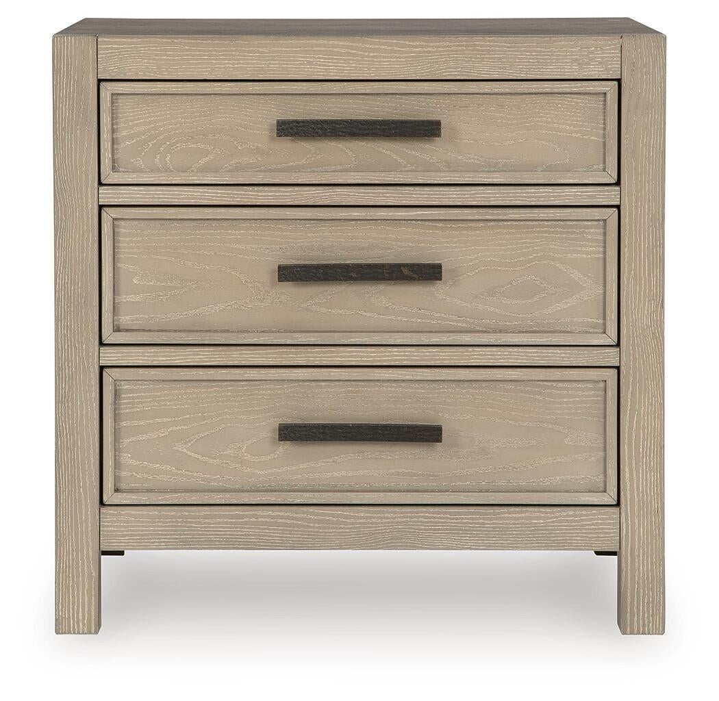 Calmoro Three Drawer Night Stand
