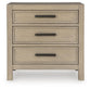 Calmoro Three Drawer Night Stand