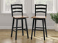 Wildenauer Tall Swivel Barstool (2/CN)