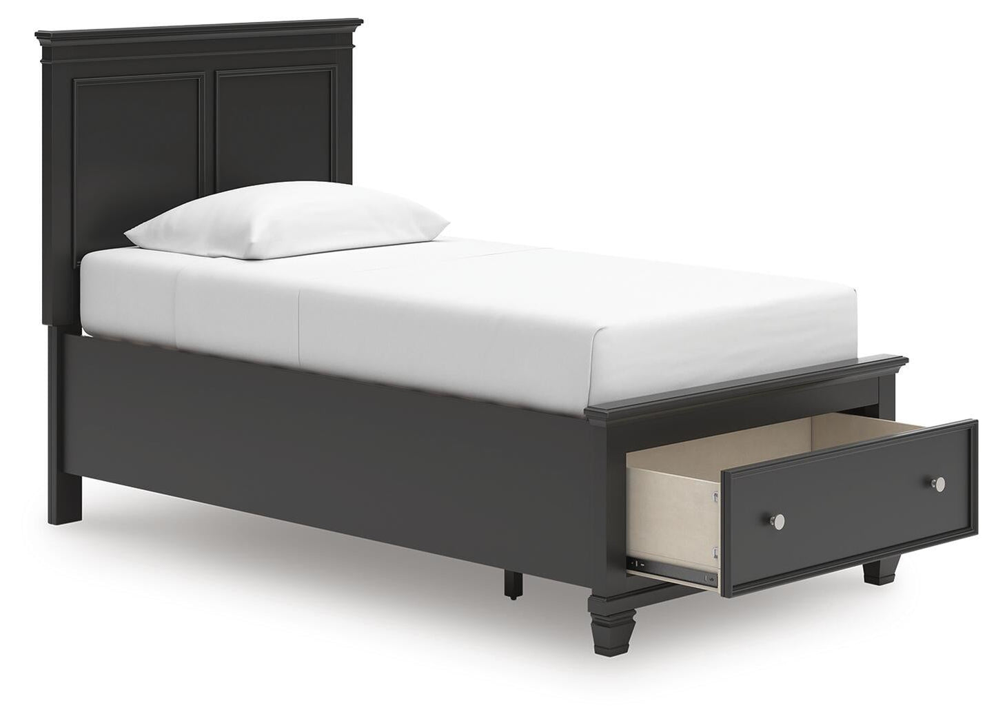 Lanolee Twin Panel Storage Bed