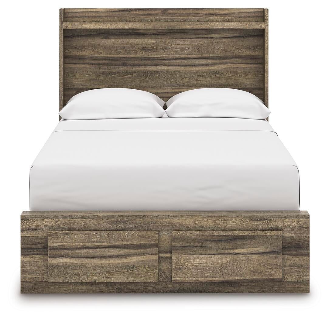 Elbrim Full Panel Storage Bed