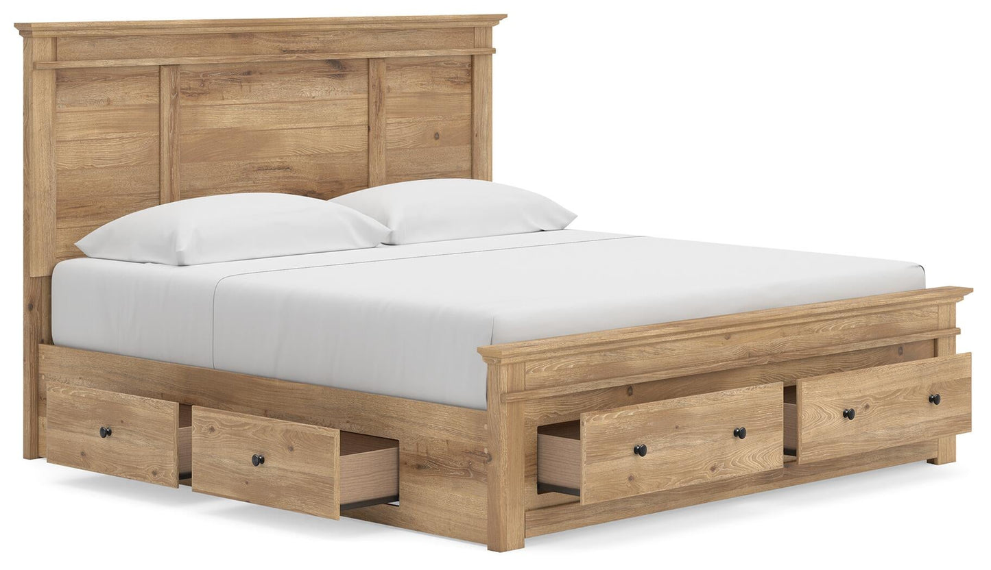 Makidern King Panel Storage Bed