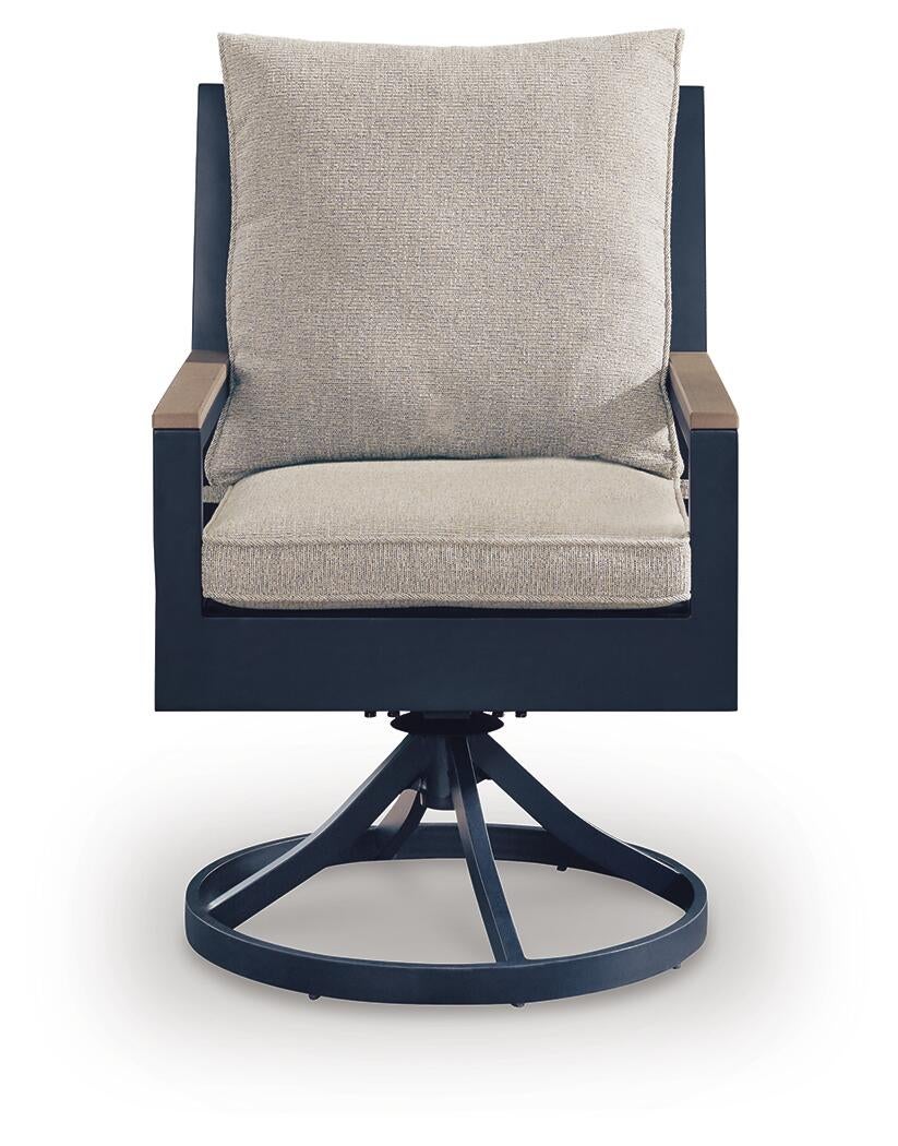 East Beach Swivel Chair w/Cushion (2/CN)