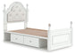 Kozlani Twin Upholstered Panel Bed with Storage