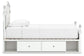Kozlani Twin Upholstered Panel Bed with Storage