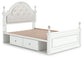 Kozlani Full Upholstered Panel Bed with Storage