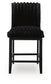 Mervannie Upholstered Barstool (2/CN)