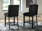 Mervannie Upholstered Barstool (2/CN)